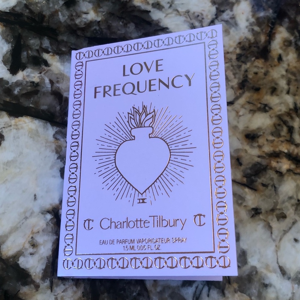 Love Frequency Charlotte Tilbury 1.5ml Sample Vial Spray Card